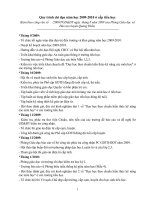 Quy trình chỉ đạo năm học 2009 - 2010 ở cấp Tiểu học