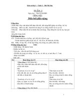 Giáo án lớp 1- tuần 2