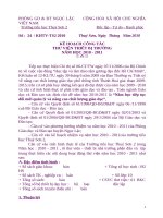 Ke hoach hoat dong Thu vien nam hoc 2010-2011.