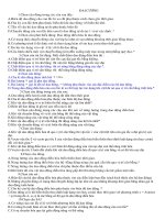 Đại cương dao động điều hoà - ĐA