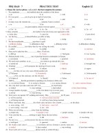 Tu chon 7- Unit 3- Anh 12