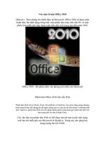 Vén màn bí mật Office 2010