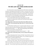 Bai du thi Tim hieu luat GTDB2008