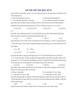 ĐÊ THI THỬ ĐẠI HỌC CAO ĐẲNG NĂM 2009 MÔN VẬT LÝ ĐỀ SỐ 29 