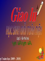 Rung chuông vàng lớp 5 lần 2