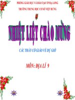 Bai 13. Vai tro, dac diem PT va phan bo cua dich vu