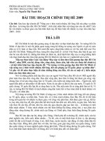 BÀI THU HOACH