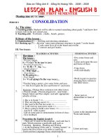 Giao An ANh 8 Ca nam Hay > Moi xem va gop y