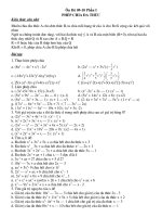 Ôn he 09-10 Toán 8 Phần 1