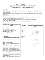 Giáo án môn Thể dục lớp 5