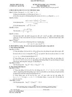 ĐỀ THI THỬ ĐẠI HỌC LẦN VI NĂM 2012 MÔN TOÁN TRƯỜNG THPT CHUYÊN ĐHSP HÀ NỘI