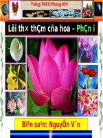 Lời thì thầm của hoa - Phần 1