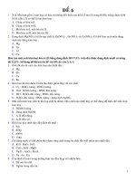 đề hóa tự luận có hướng dẫn giải 12 đề 6