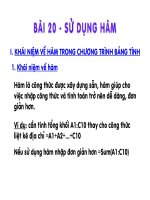 Nghề THVP - Bài 20 - PowerPoint