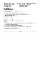 Đề kiểm tra HK 1 lớp 10 (22.12.08)