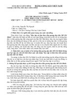 thu hoạch cá nhân......