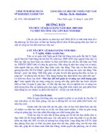 HD khai giảng và công tác đầu năm học