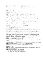 KIỂM TRA VLLI 7 ĐSỐ 1