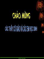 Bài giảng thi giáo viên dạy giỏi