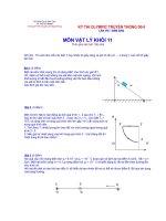 Đề thi olympic vật lí 11 năm 2002