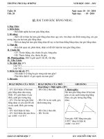 Vân - GA Hình học  7-tuần 10 tiết 20