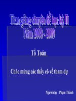 Hình học 9 - Tiết 50 - Góc nội tiếp