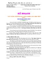 Kế hoạch Trường học Thân thiện, học sinh tích cực