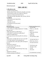 chủ điểm bản thân