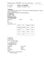 THE FIRST TEST english 6