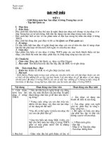 Bài mở đầu - Tiết 1