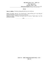 Đề +đáp án.VĂN HỌC 8