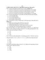 Bộ đề ôn thi TNPT