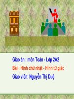 Hình chữ nhật và hình tứ giác