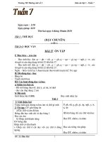 Giao an T7 lop 1 cktkn