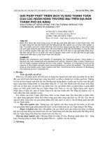 giải pháp hoàn thiện bao thanh toán 