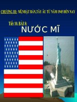 Nước mĩ sau CTr T.giới II