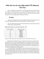 Phân tích rào cản xâm nhập ngành viễn thông tại Việt Nam