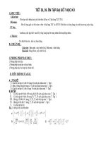 Giao an dai 7 - Tiet 38, 39