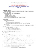 Giáo án thuyết minh-động vật sống trong rừng