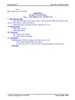 Giáo án Học lỳ I Đại số 7