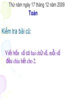 dau hieu chia het cho 5