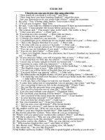 Bai tap ve truc tiep, giam tiep