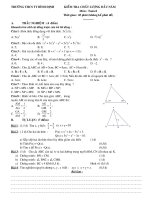 KSCLĐN lớp 8 chọn (09-10 - có Đáp án)