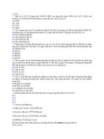 Định dạng của PM trắc nghiệm Phạm Trung 5.4 của Đề thi KSCL lớp 12 - ĐONG LOC