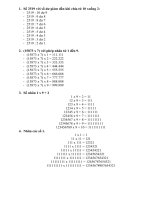 NHỮNG CON SỐ KỲ LẠ