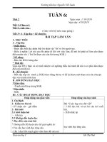 Giáo án ớp 3- Tuần 6- 2010