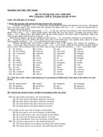 Đề thi thử ĐH trường THPT BYT lần 1-2009. Môn Tiếng Anh-Mã đê218