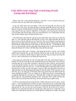 Cuộc chiến tranh vùng Vịnh có ảnh hởng tới môi trường sinh thái không