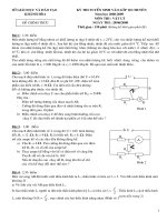 Đề thi vào 10 chuyên lí tính Khánh Hòa