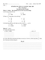 Đề thi toán 4